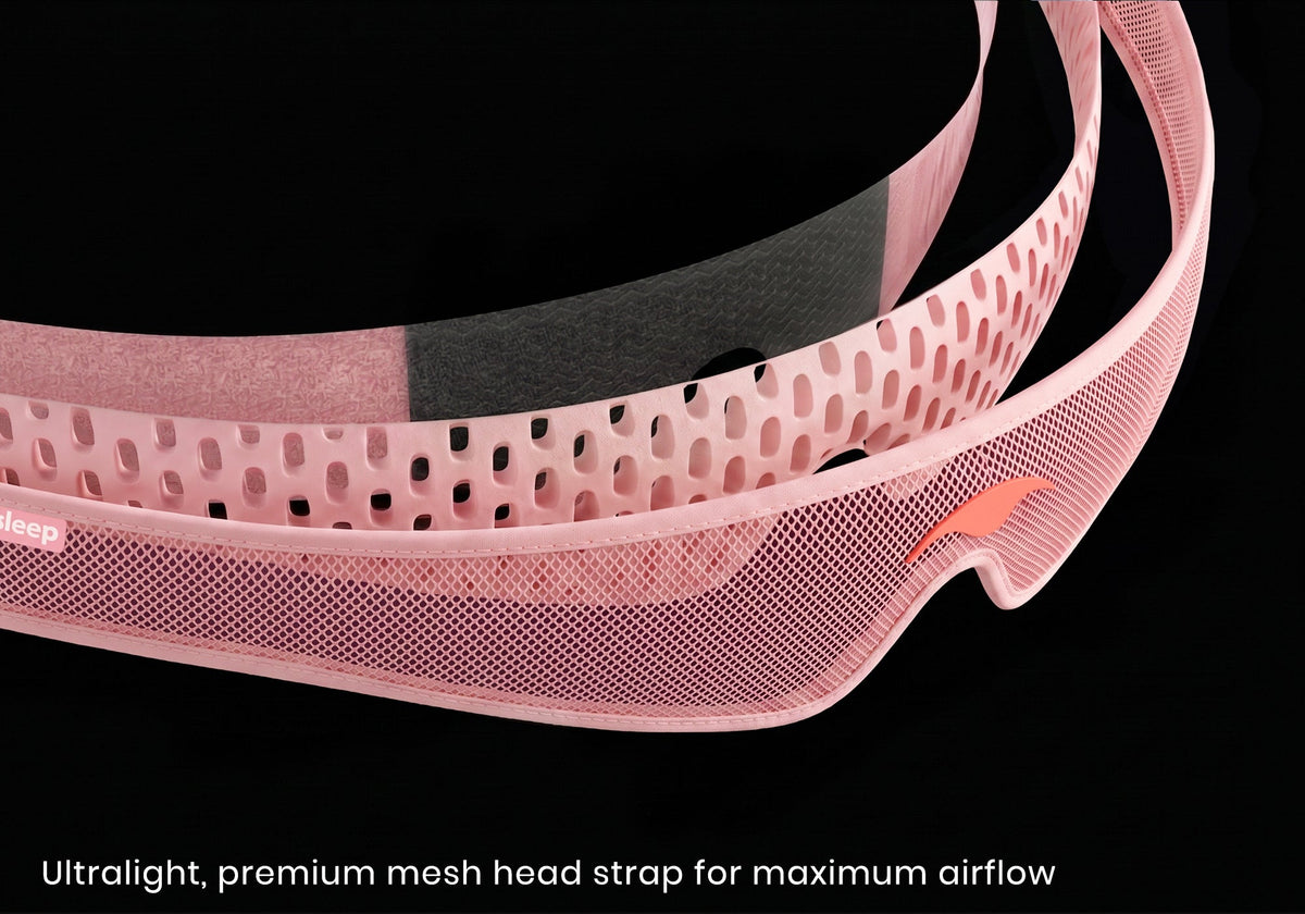 Manta PRO Sleep Mask - Pink Spark