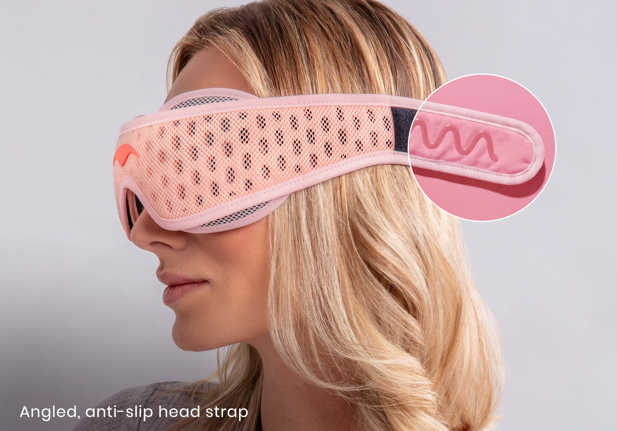 Manta PRO Sleep Mask - Pink Spark