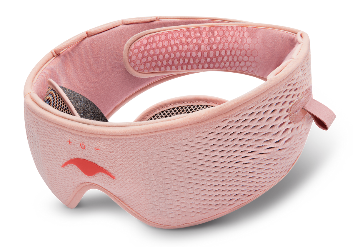 Manta SOUND Sleep Mask - Pink Spark