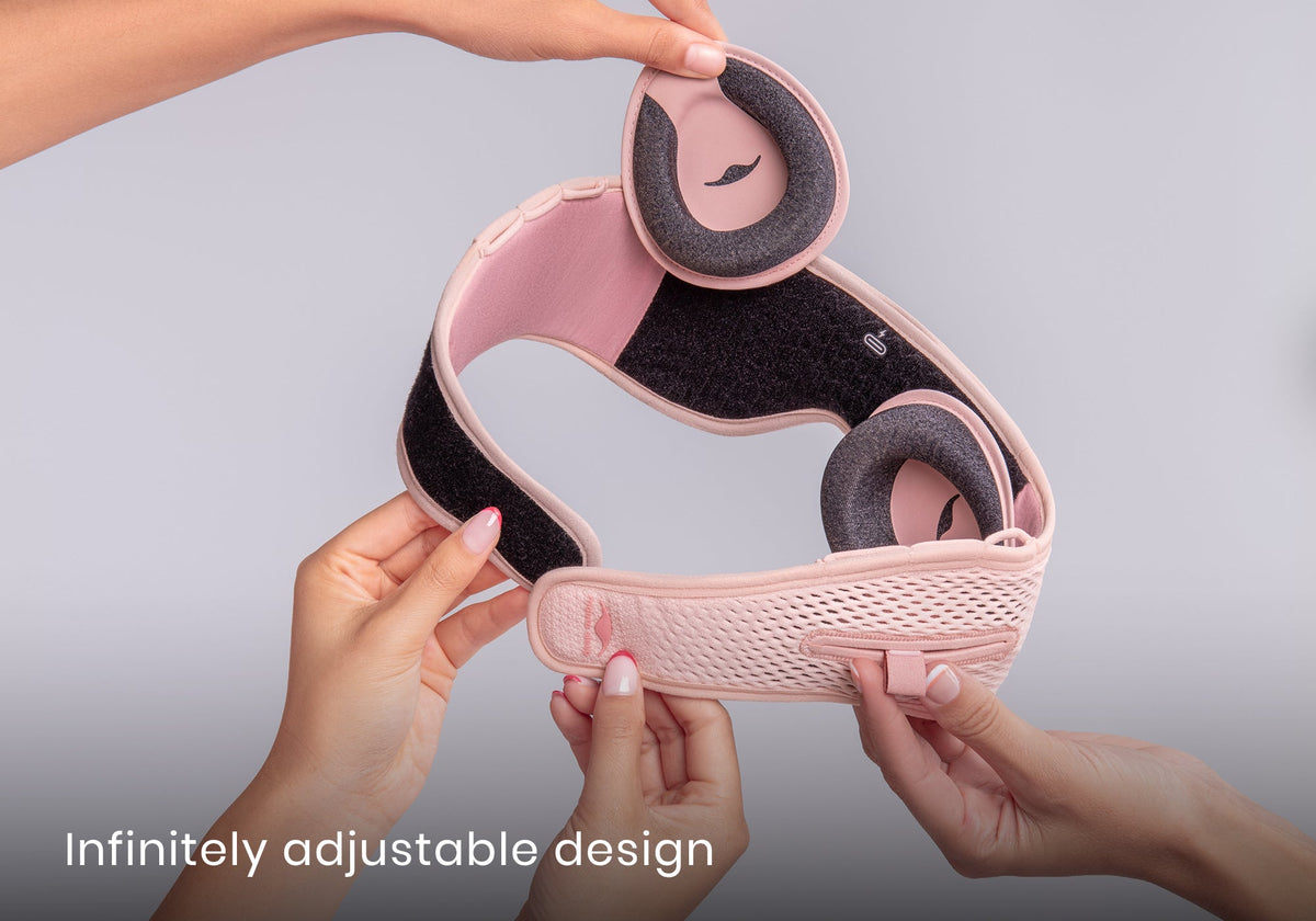 Manta SOUND Sleep Mask - Pink Spark