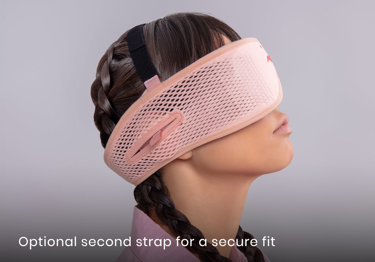 Manta SOUND Sleep Mask - Pink Spark